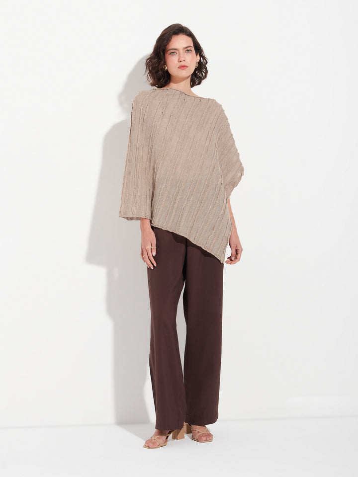Zarina Baby Alpaca Cape Beige