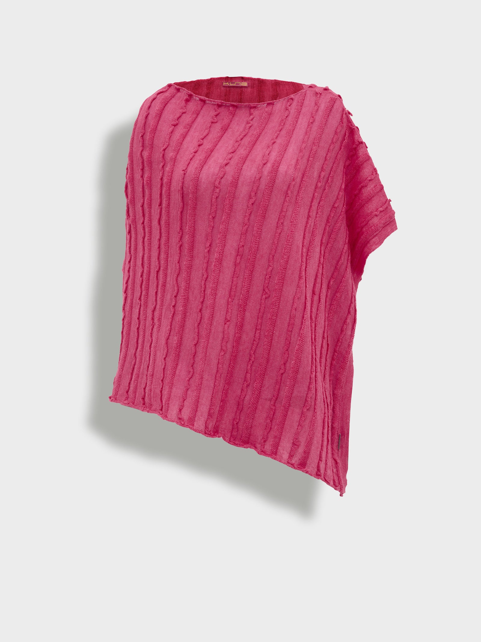 Fuchsia Baby Alpaca Zarina Poncho