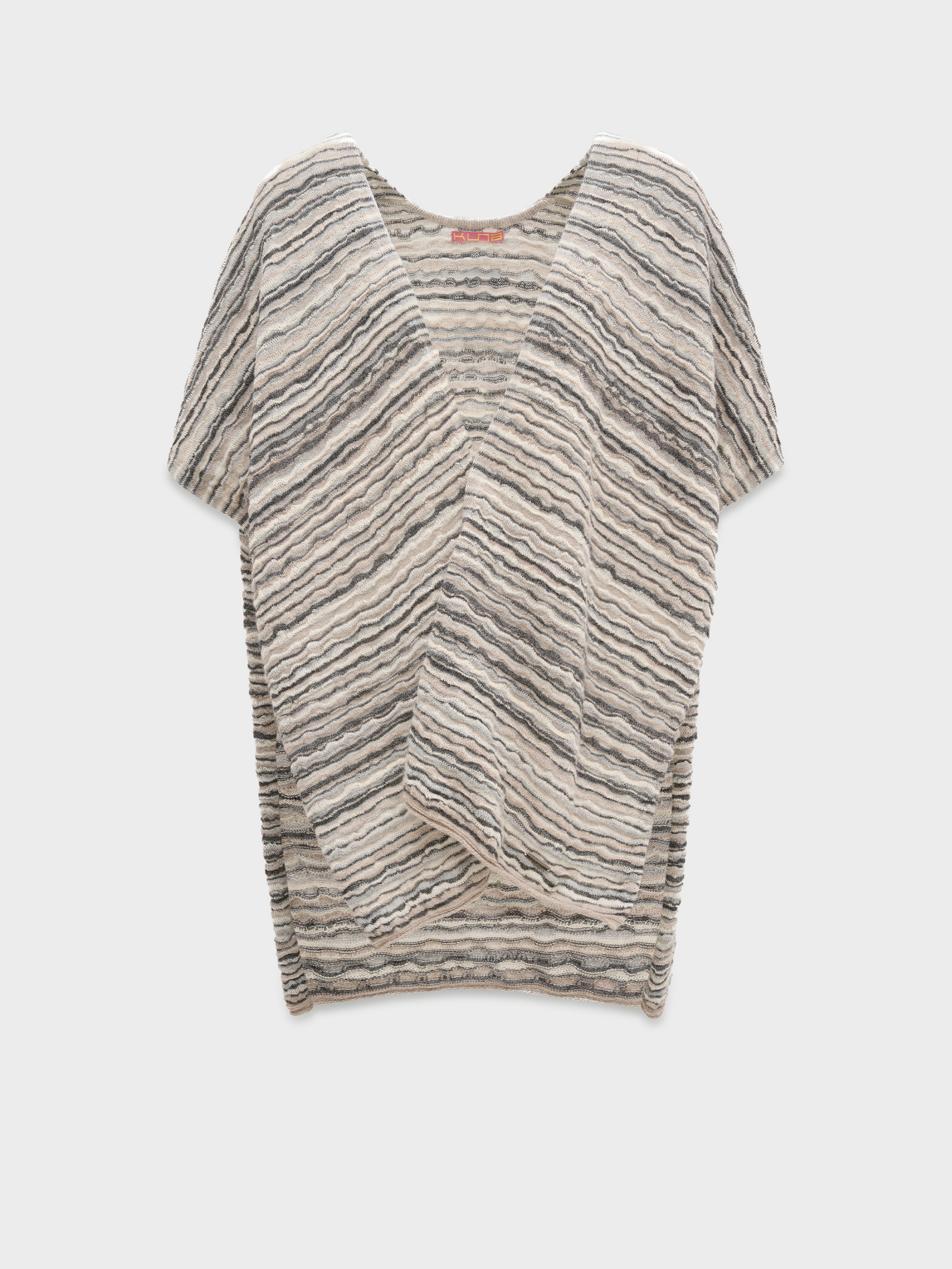 Poncho Corina De Baby Alpaca Color Beige