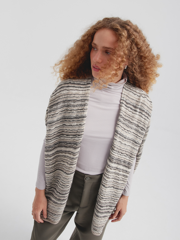 Corina Baby Alpaca Poncho Beige