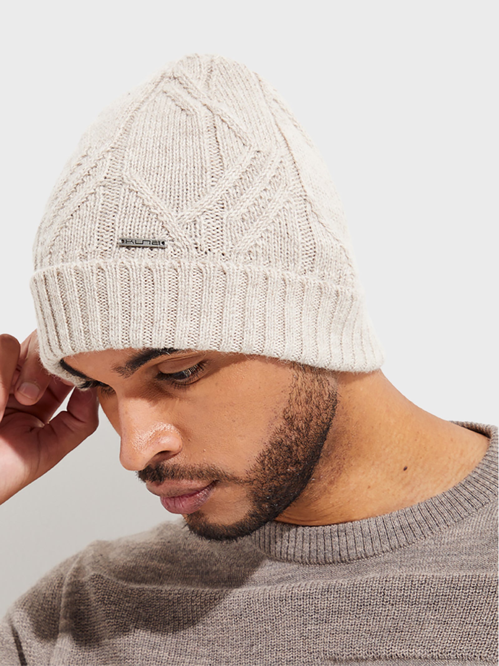 Gorro Yann De Baby Alpaca Color Beige