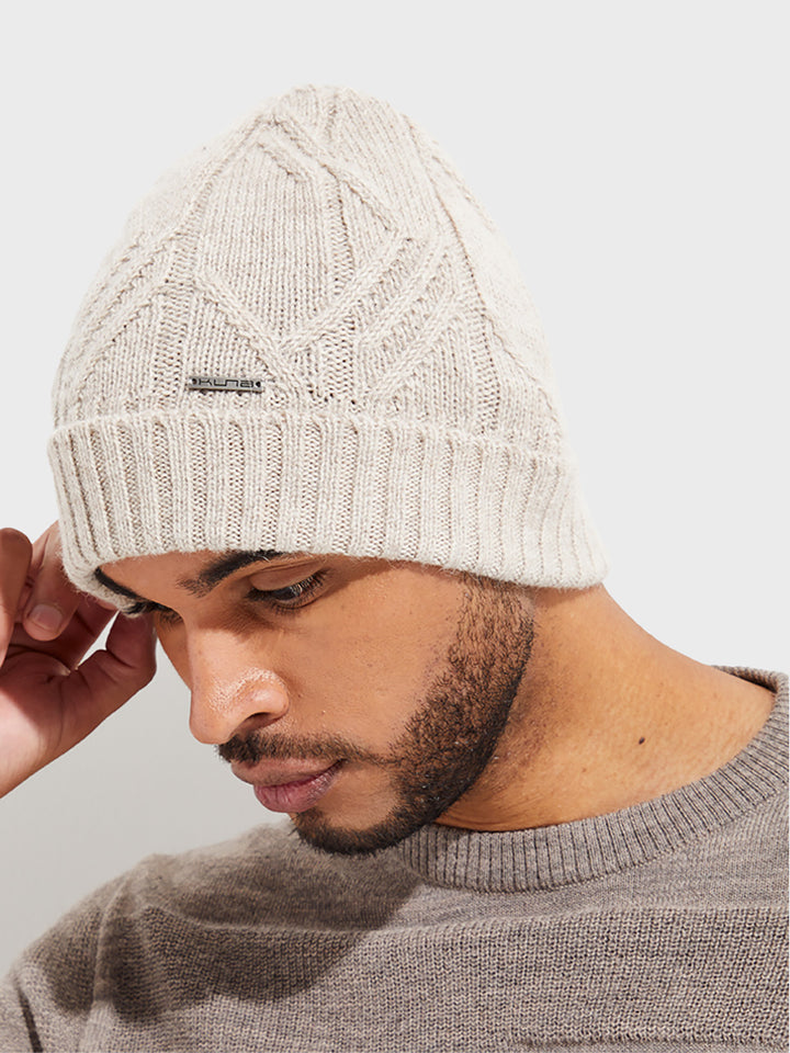 Gorro Yann De Baby Alpaca Color Beige