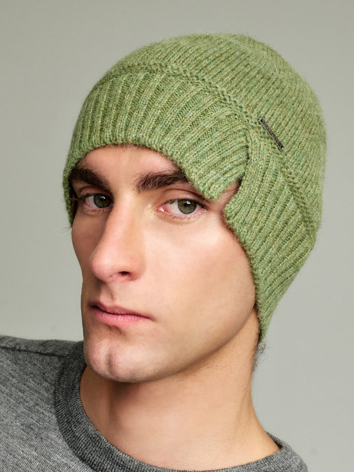 Gorro Yrma De Baby Alpaca Color Verde