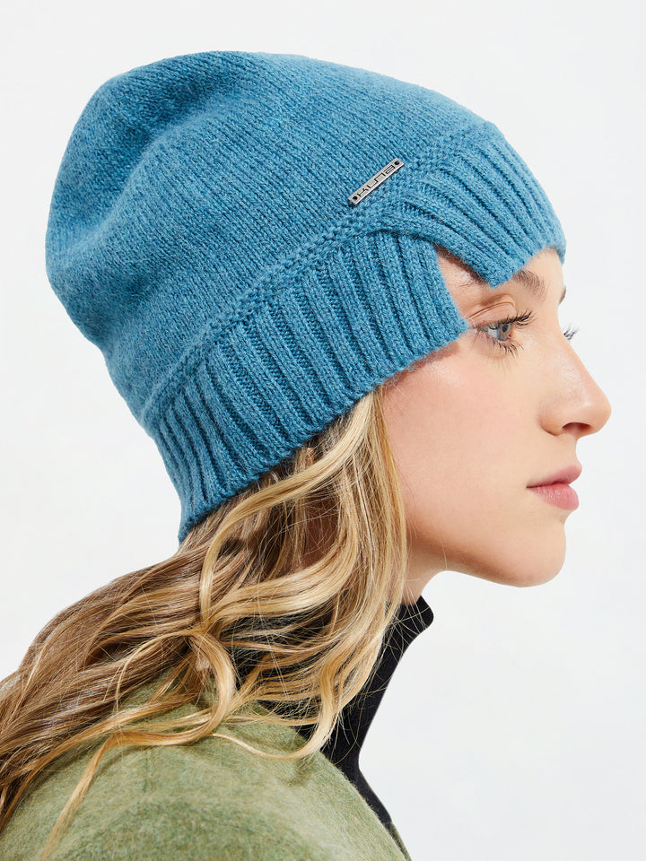 Gorro Yrma De Baby Alpaca Color Turquesa