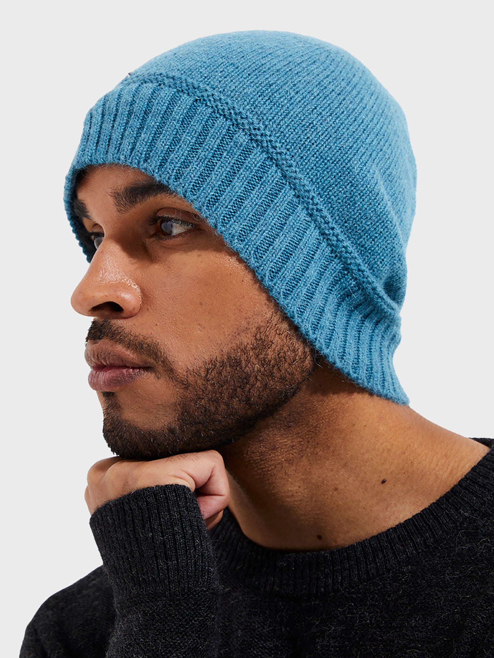 Gorro Yrma De Baby Alpaca Color Turquesa