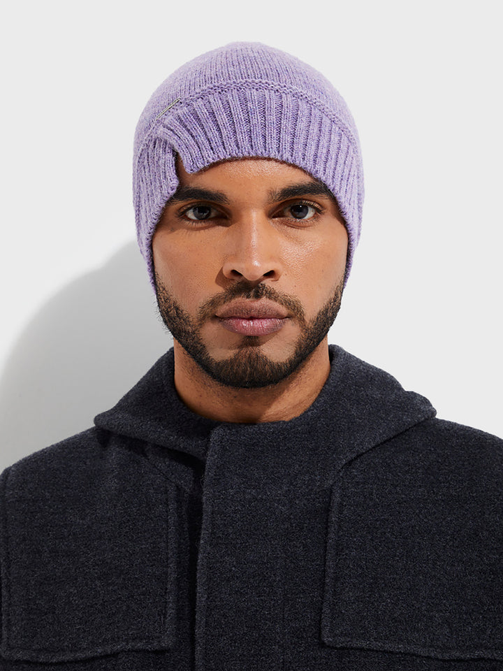 Gorro Yrma De Baby Alpaca Color Morado