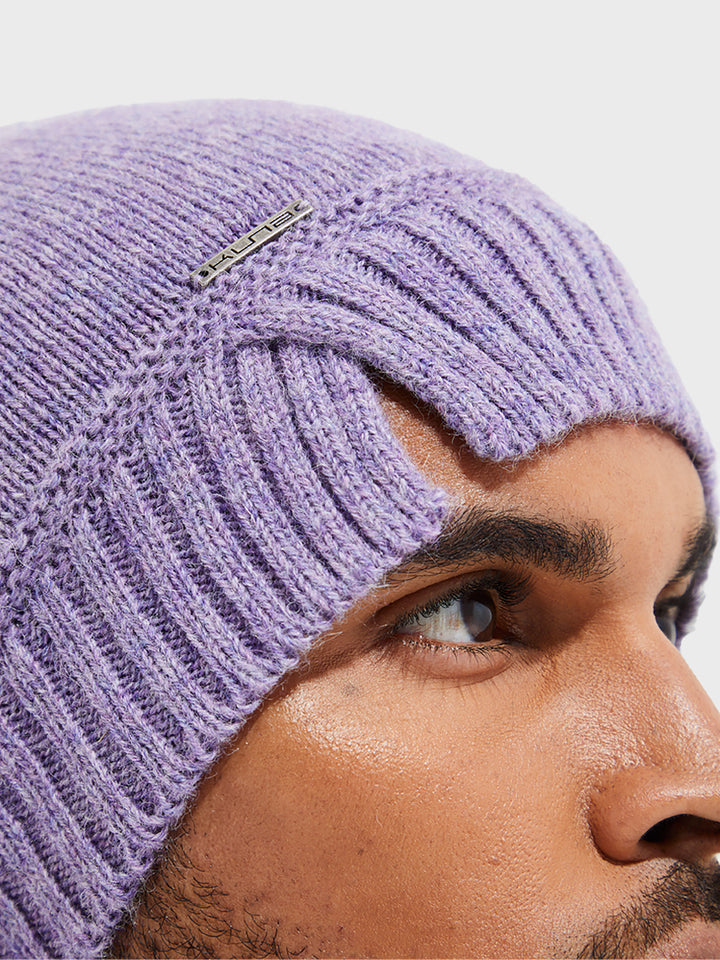 Gorro Yrma De Baby Alpaca Color Morado