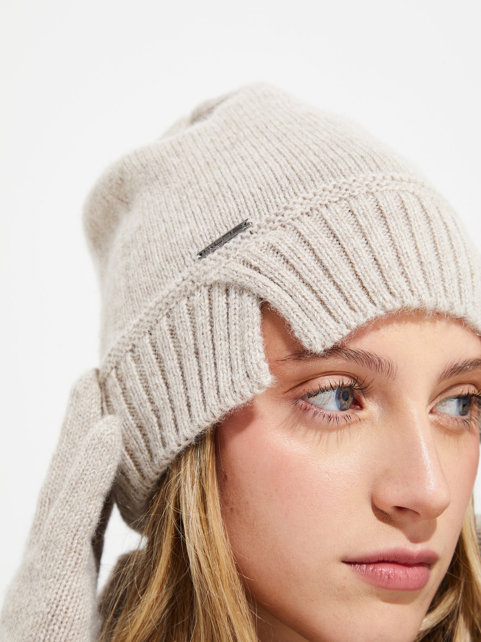 Gorro Yrma De Baby Alpaca Color Beige