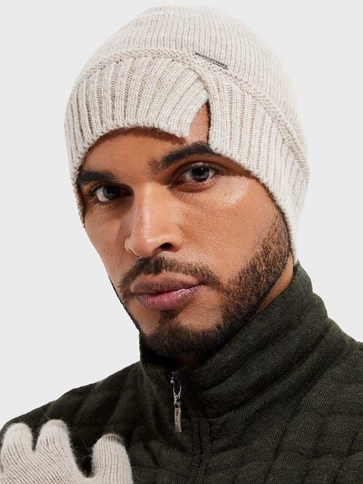 Gorro Yrma De Baby Alpaca Color Beige