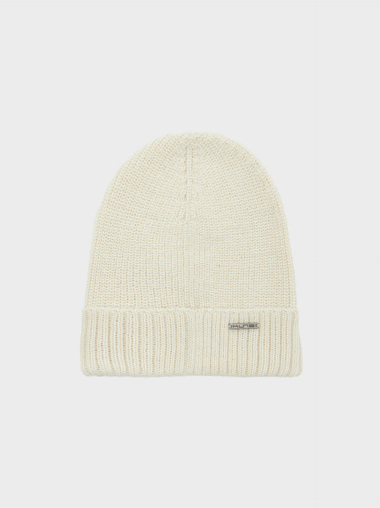 Gorro Apostrofe De Baby Alpaca Color Blanco