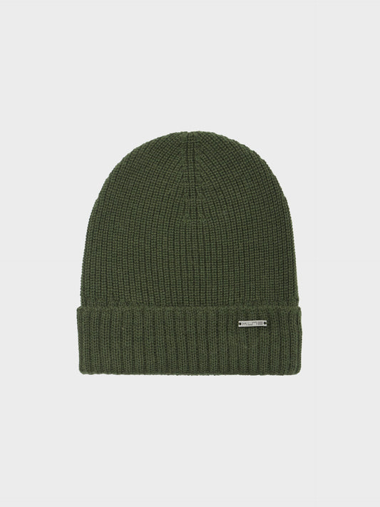 Gorro Apostrofe De Baby Alpaca Color Verde