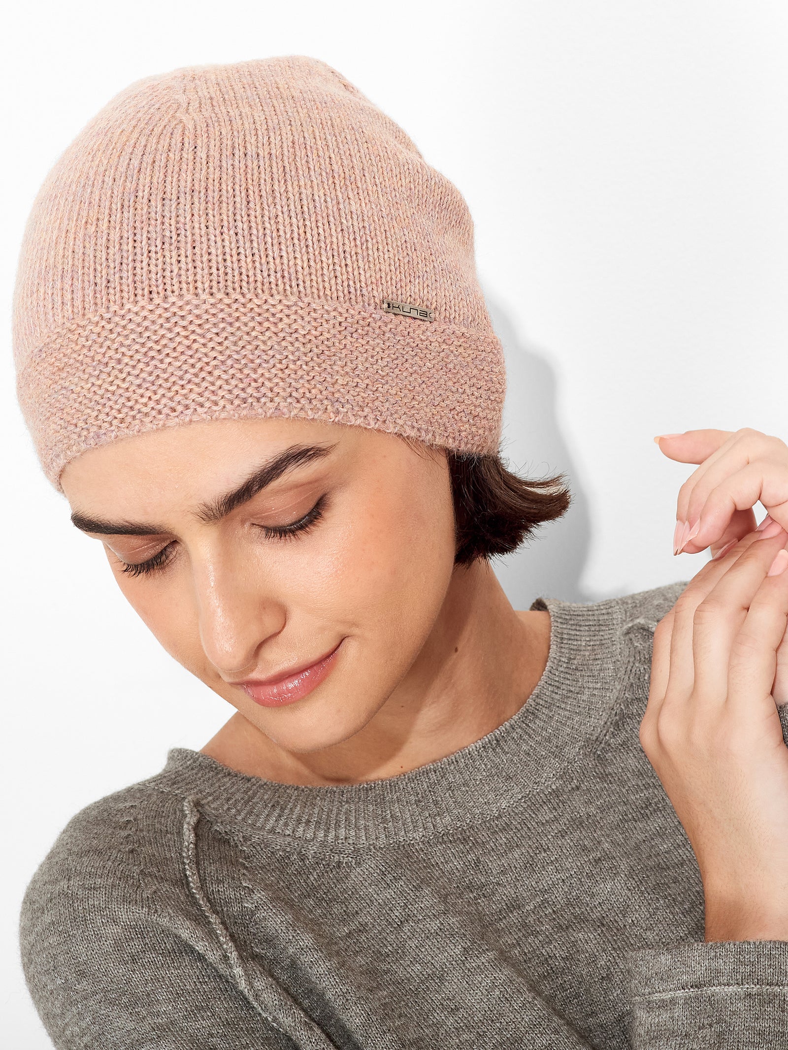 Pink Sapphire Baby Alpaca Beanie