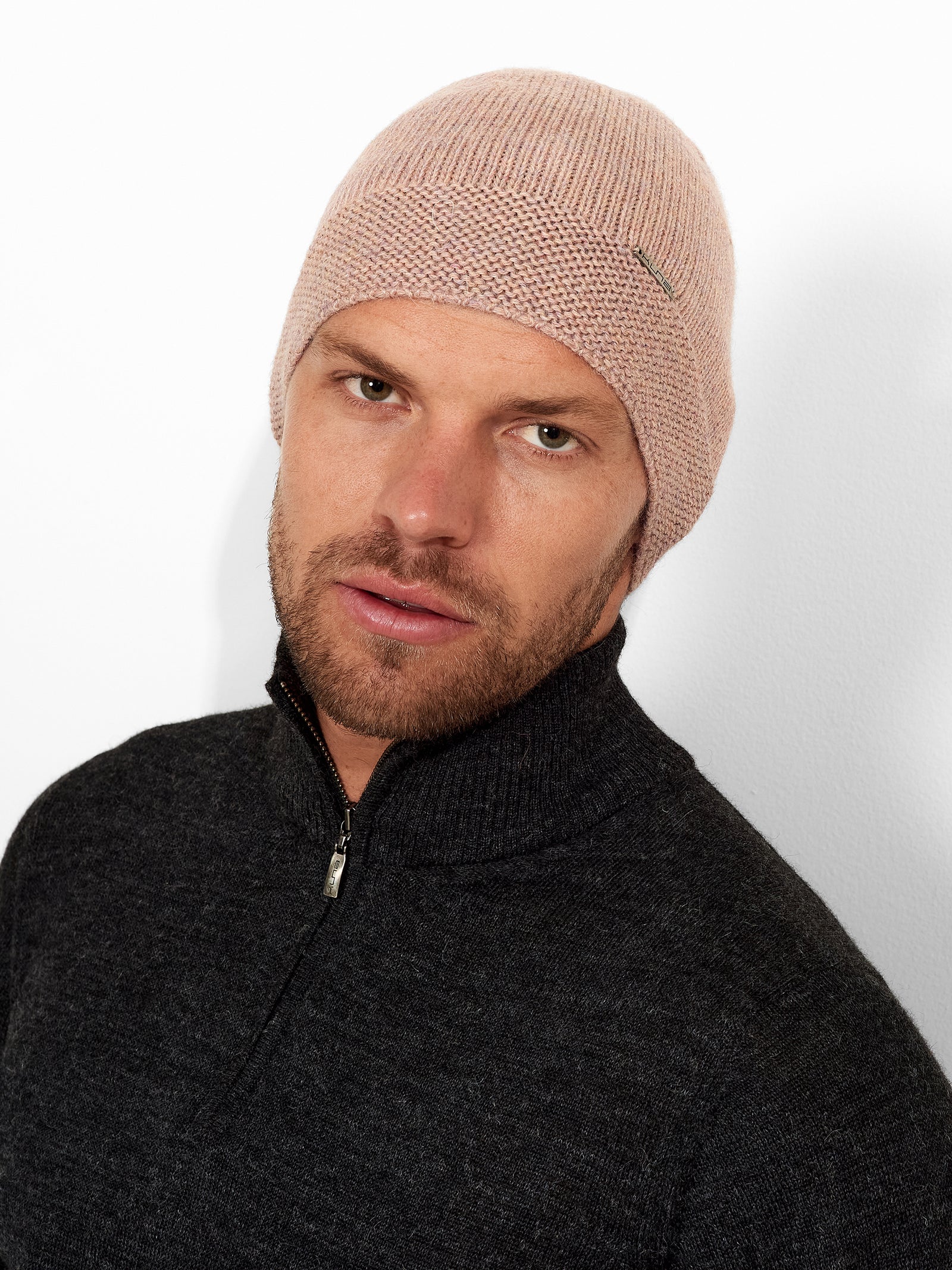 Pink Sapphire Baby Alpaca Beanie