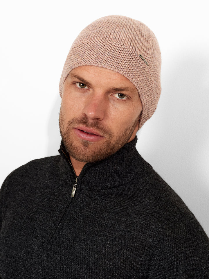 Gorro Zafiro De Baby Alpaca Color Rosado
