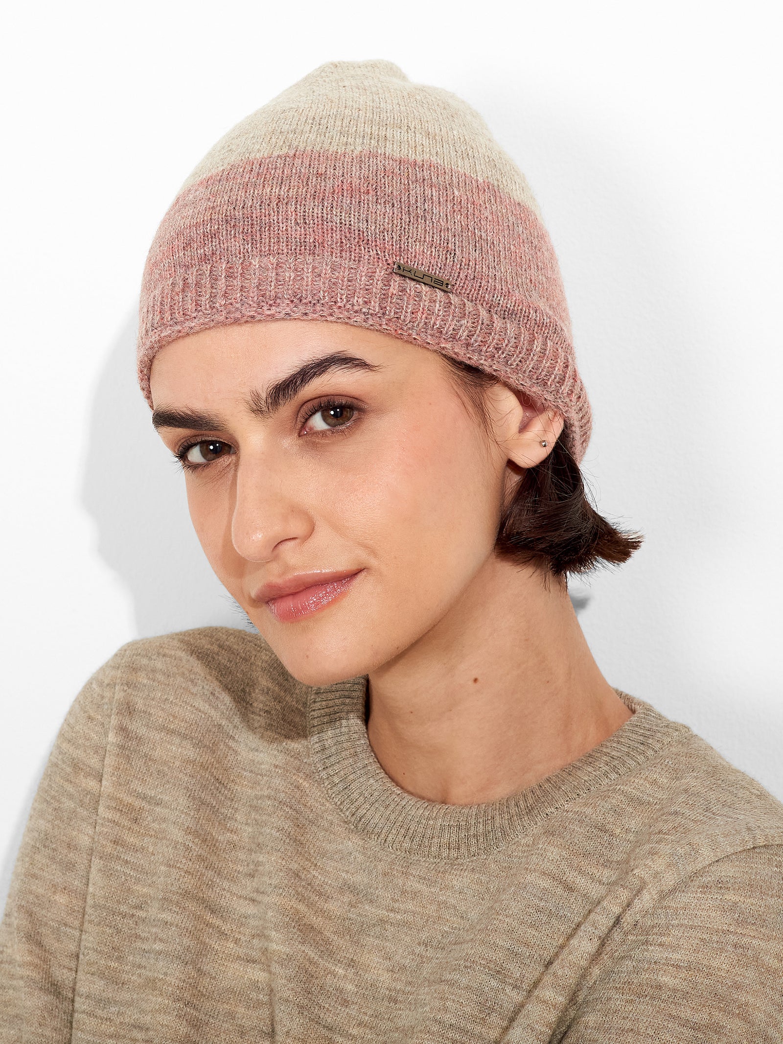 Zoe Baby Alpaca Hat - Pink