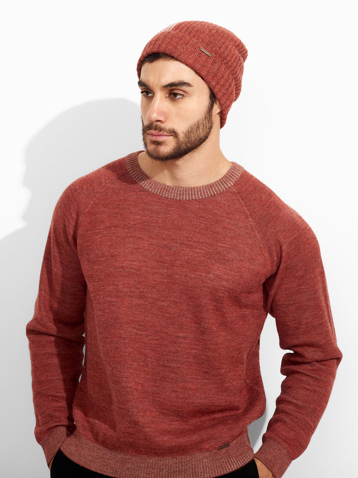 Gorro Zut De Baby Alpaca Color Rojo