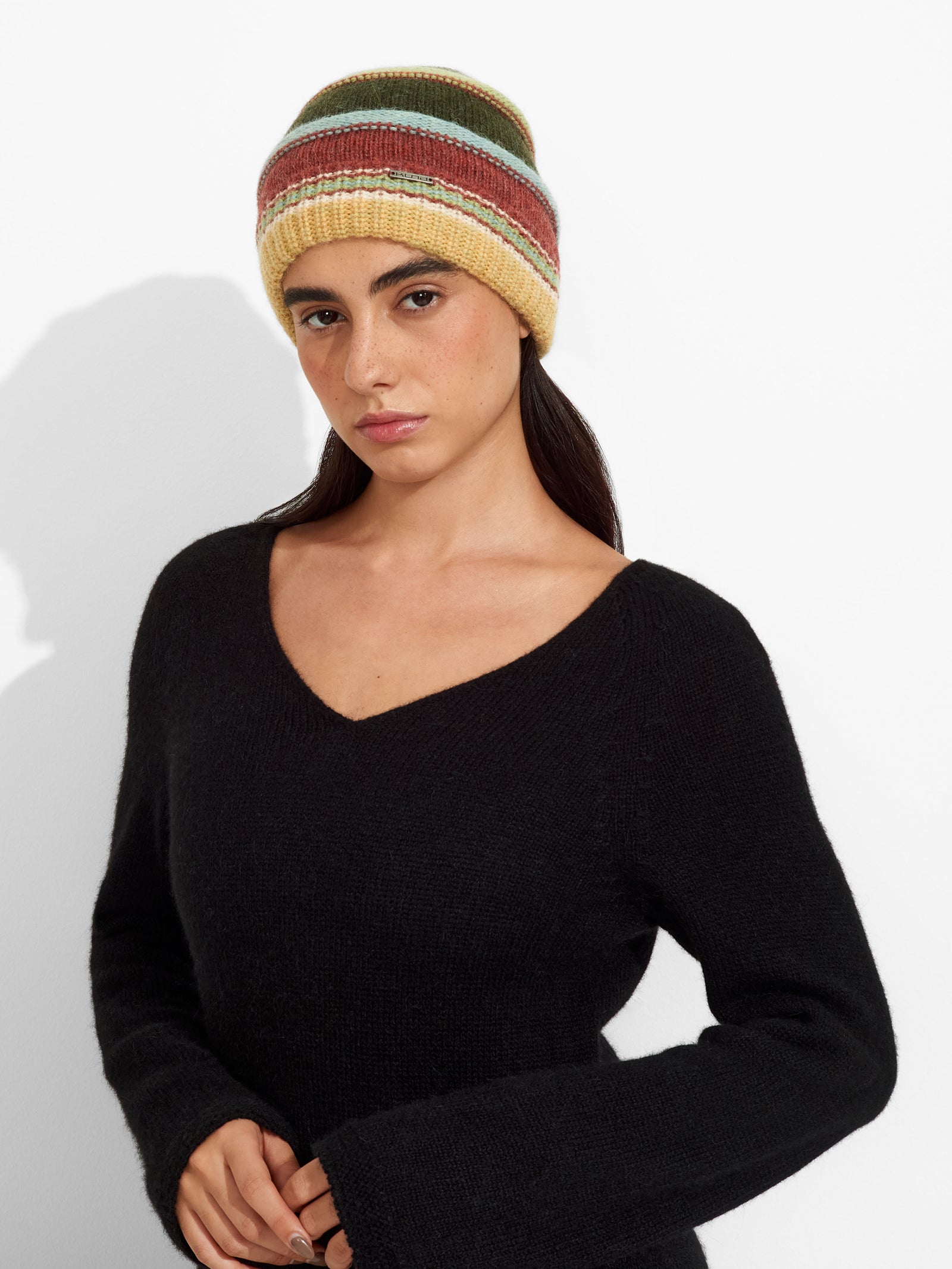 Red Baby Alpaca Zanni Hat