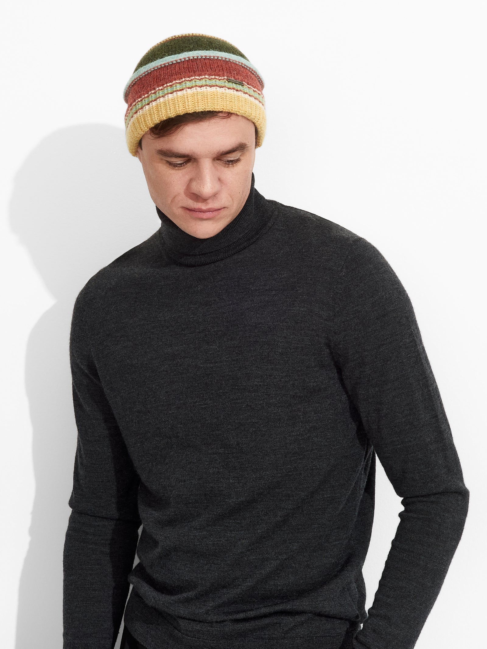 Red Baby Alpaca Zanni Hat