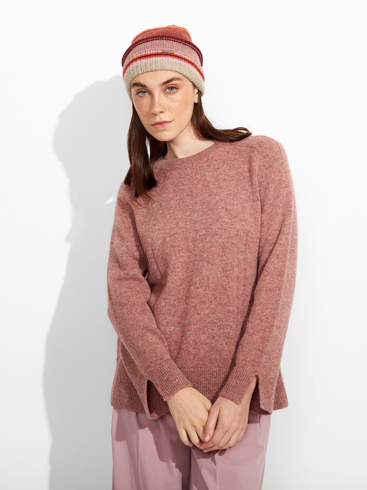 Gorro Zanni De Baby Alpaca Color Rosado