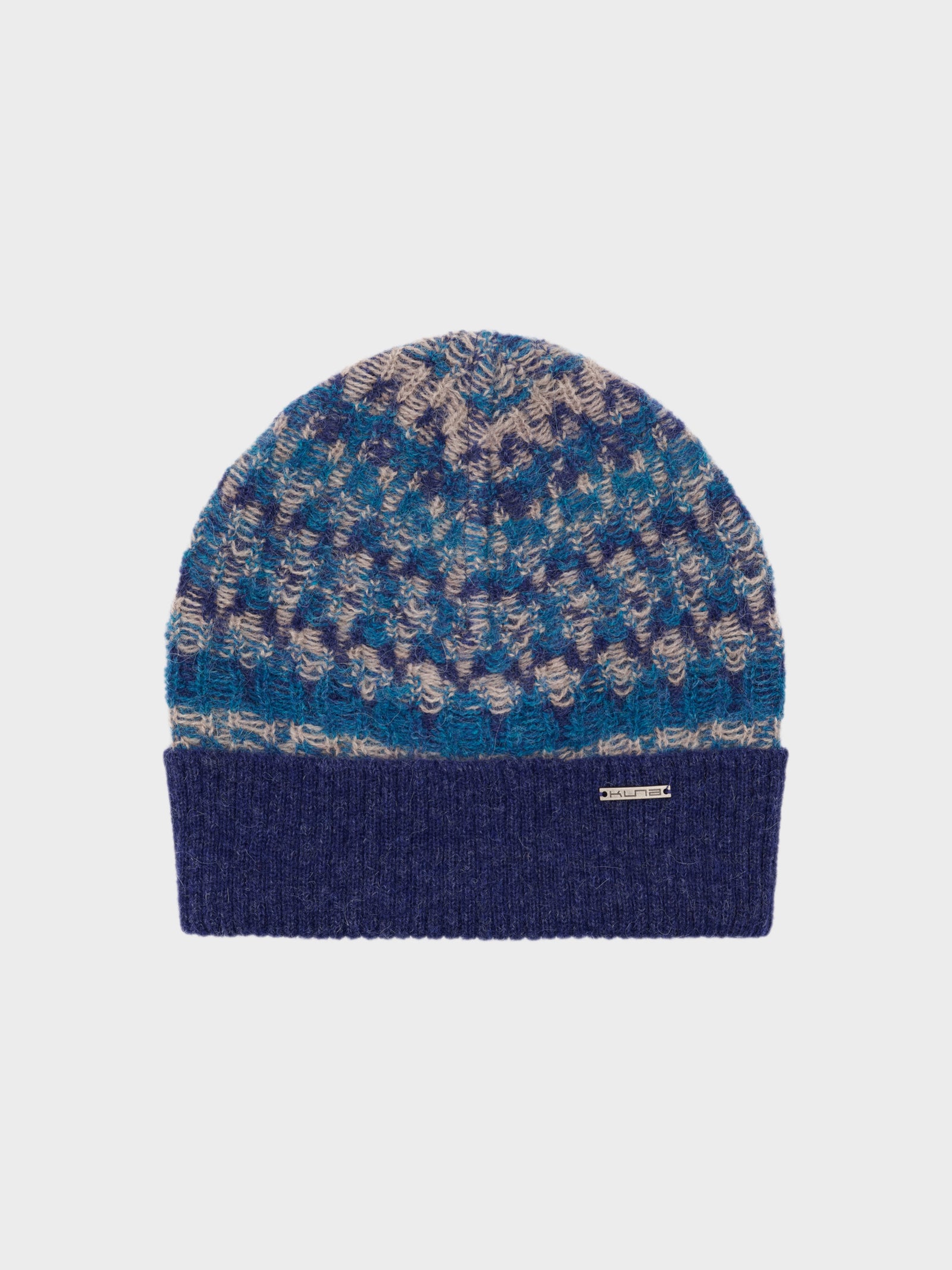 Gorro Calvados De Baby Alpaca Color Azul