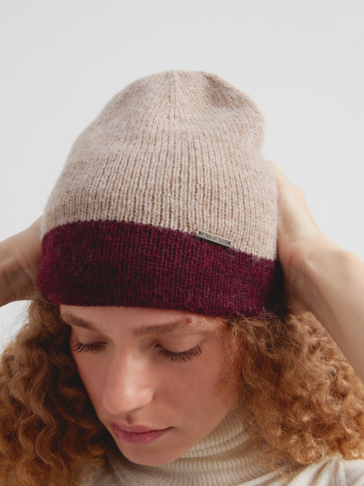 Gorro Choice De Baby Alpaca Color Guinda
