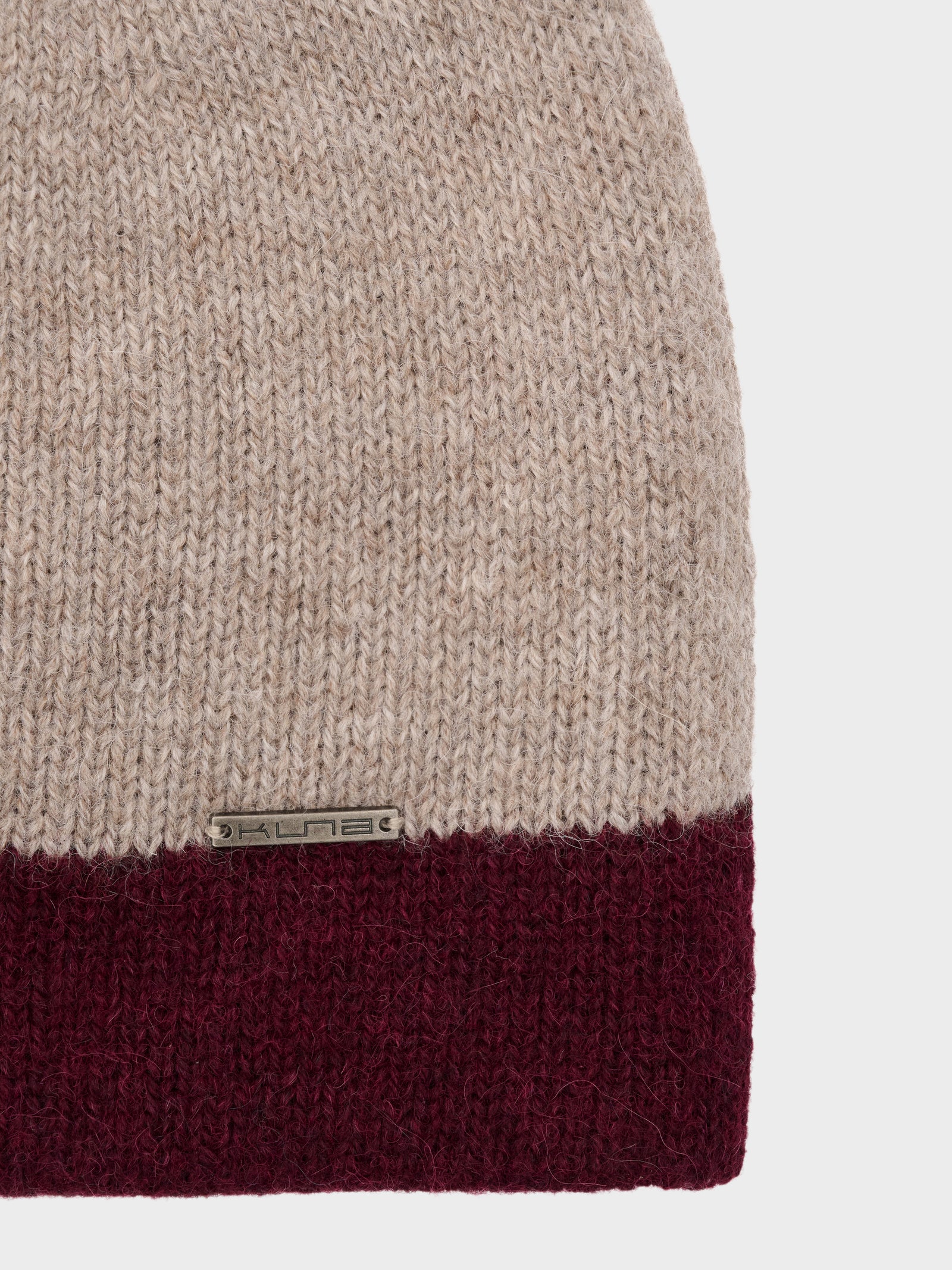 Gorro Choice De Baby Alpaca Color Guinda