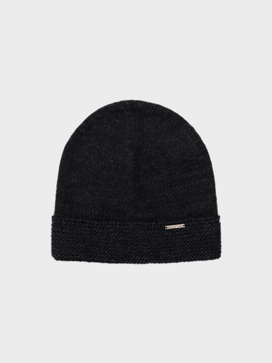Gorro Cadmio De Baby Alpaca Color Negro