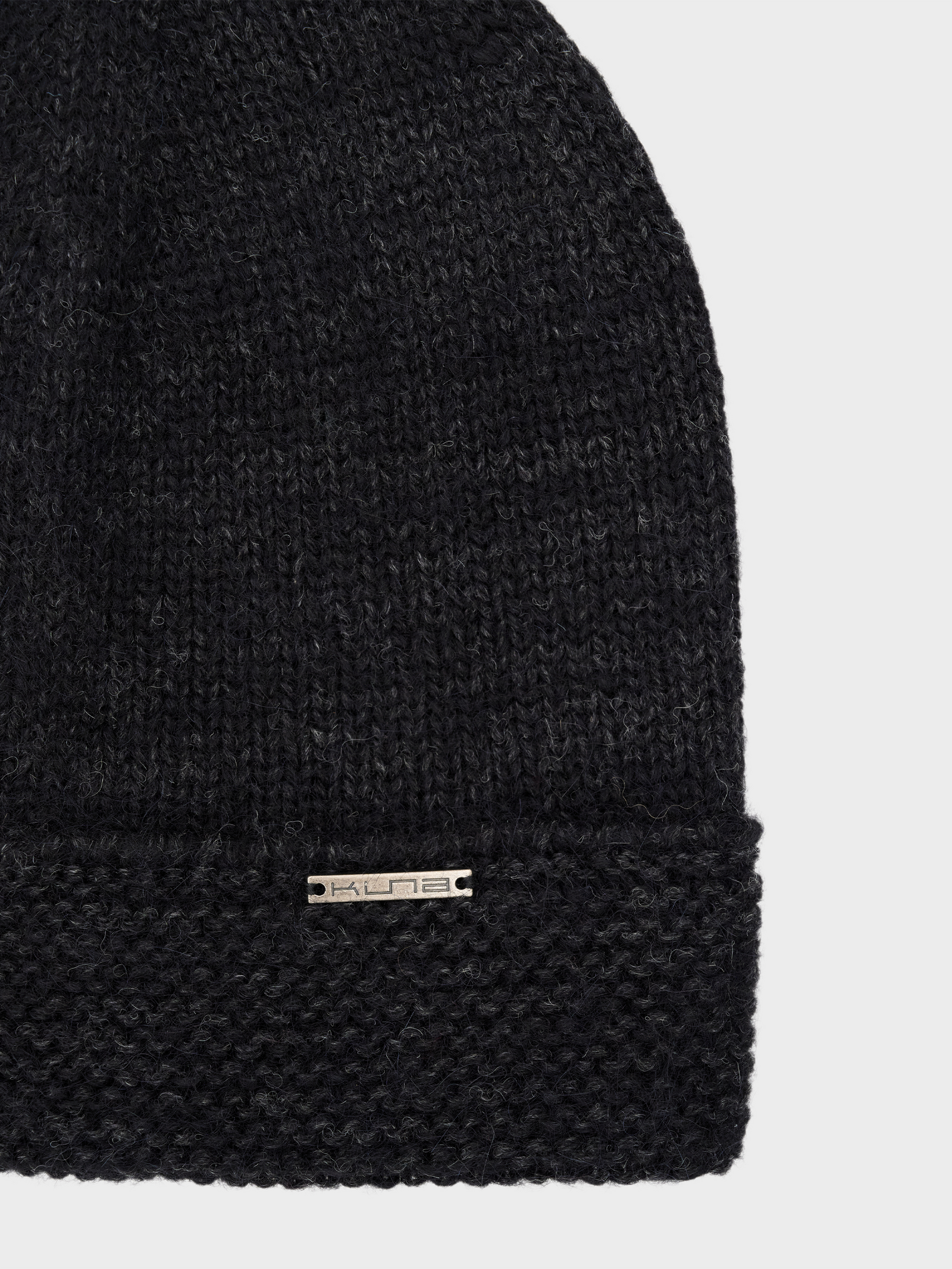 Cadmium Black Baby Alpaca Beanie