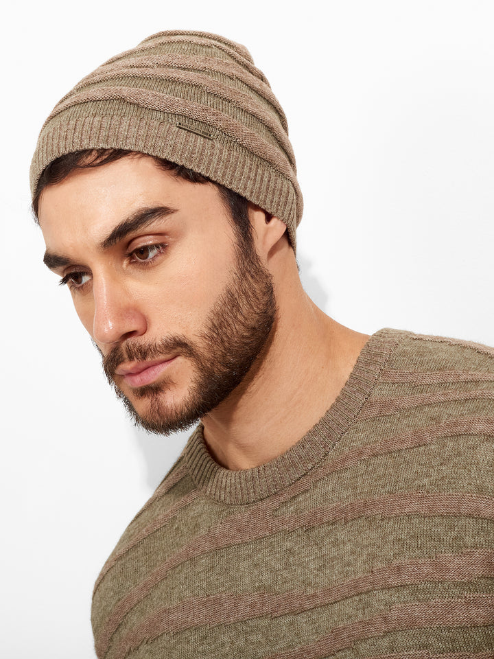 Gorro Zion De Algodón Color Beige