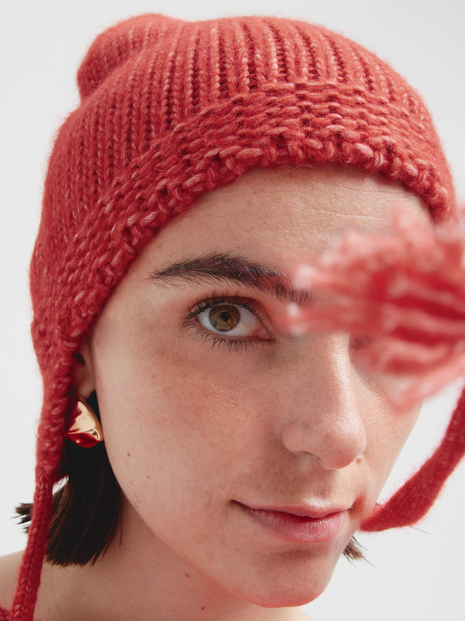 Gorro Chic De Baby Alpaca Color Rosado