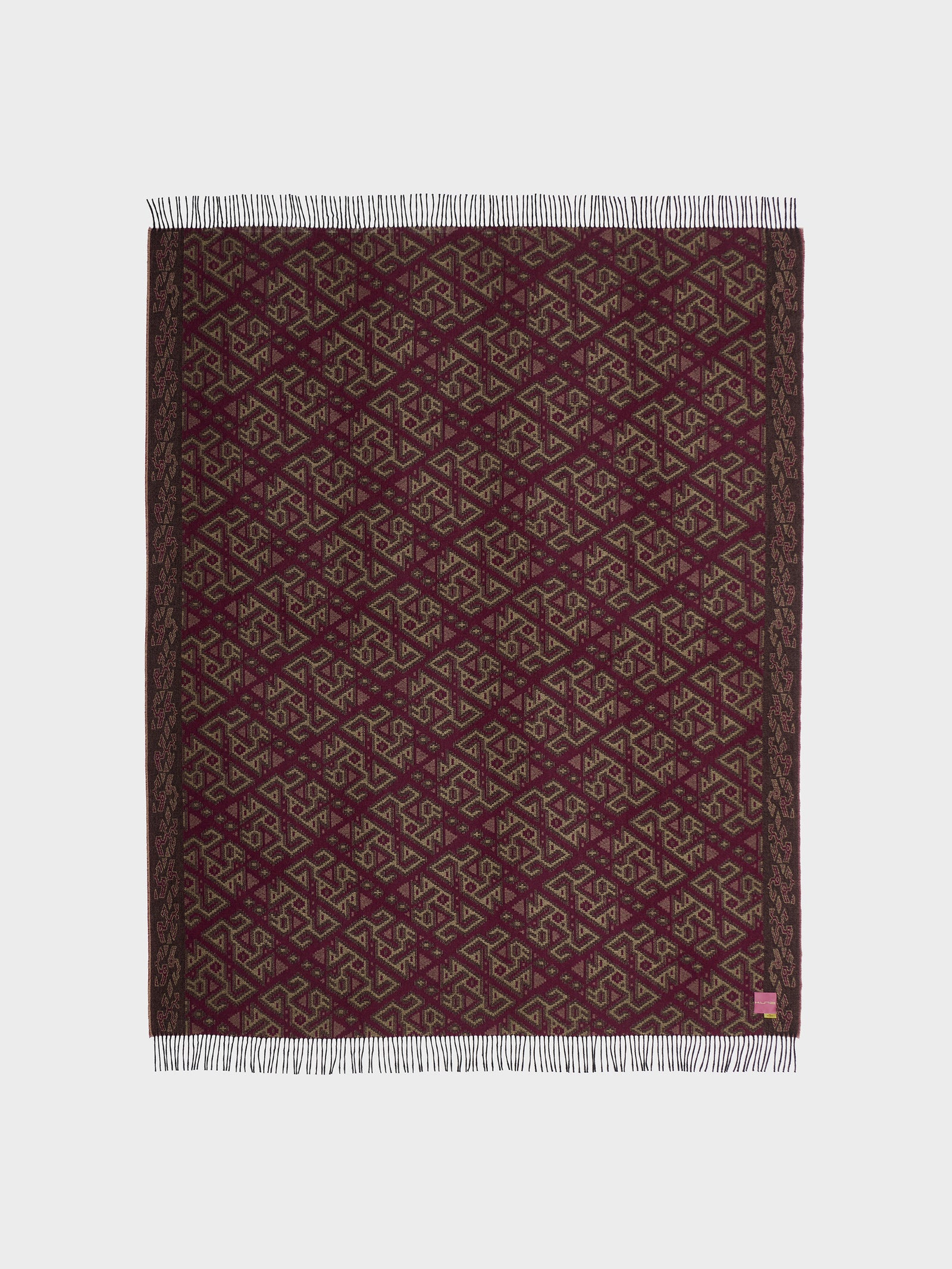 Chincha Blanket - 2 Baby Alpaca Red