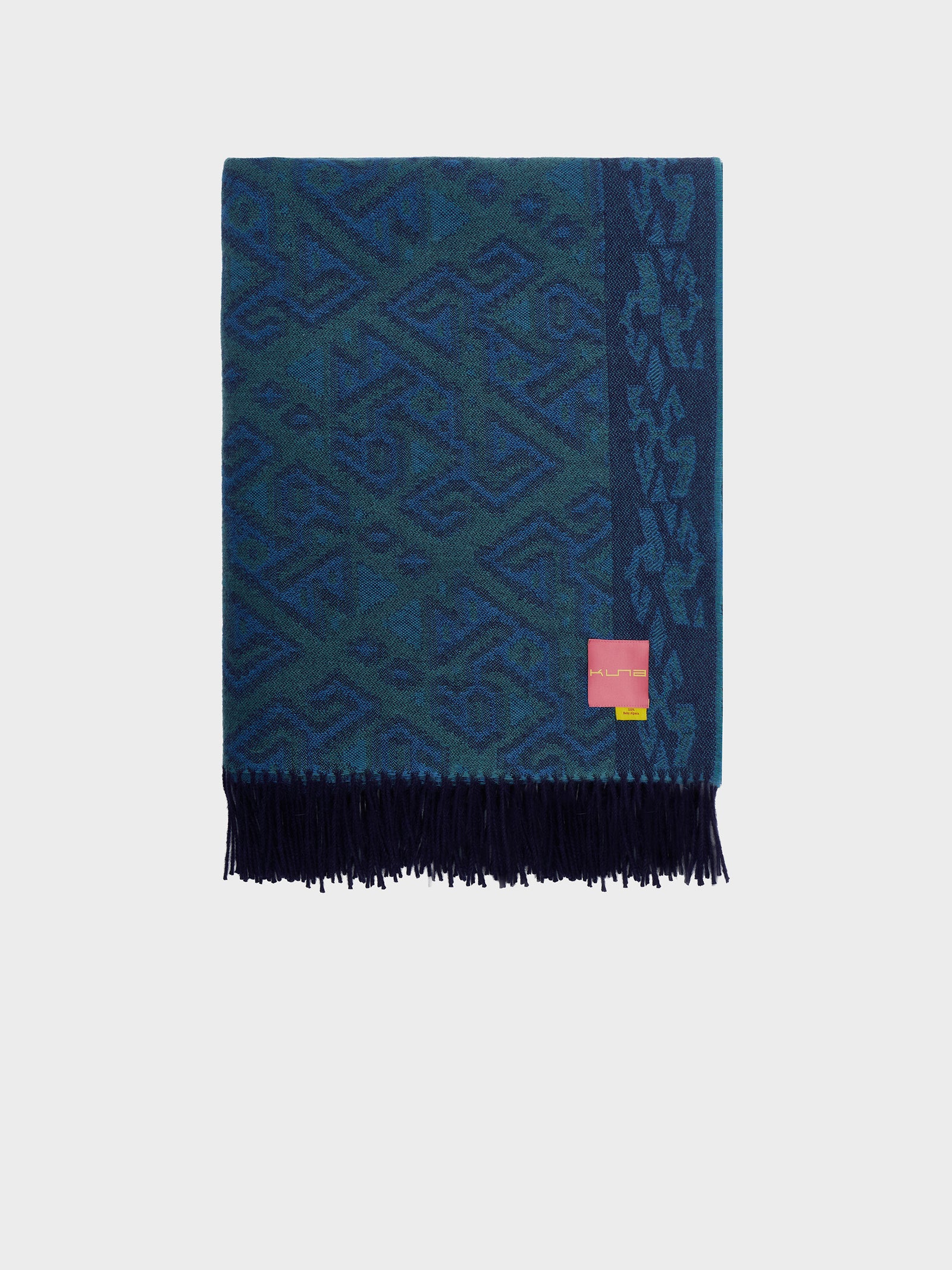 Chincha Blanket - 2 Baby Alpaca Blue