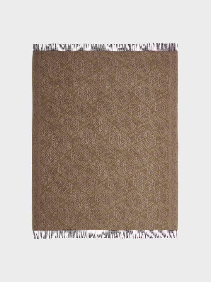 Manta Chincha - 2 De Baby Alpaca Color Guinda