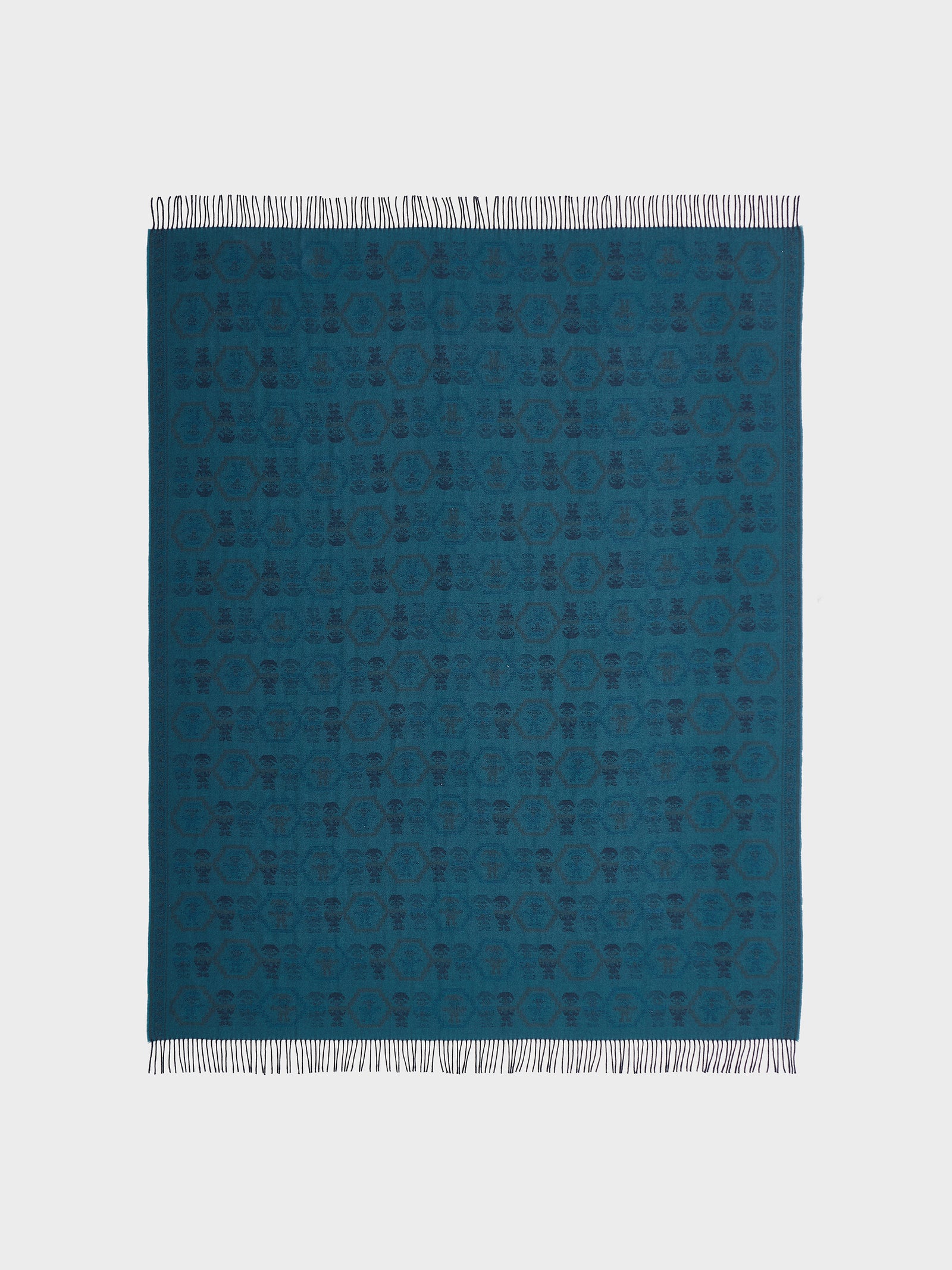Chimu Blanket - 13 Baby Alpaca Turquoise