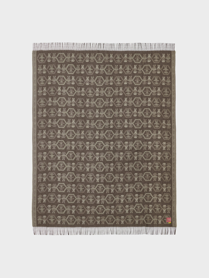 Manta Chimu - 13 De Baby Alpaca Color Beige