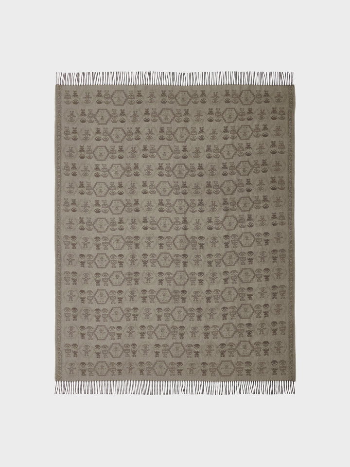 Manta Chimu - 13 De Baby Alpaca Color Beige