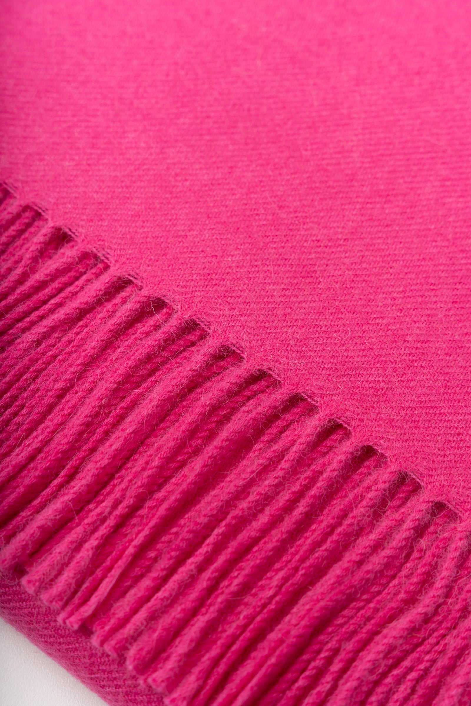Manta Ydeal De Baby Alpaca Color Fucsia