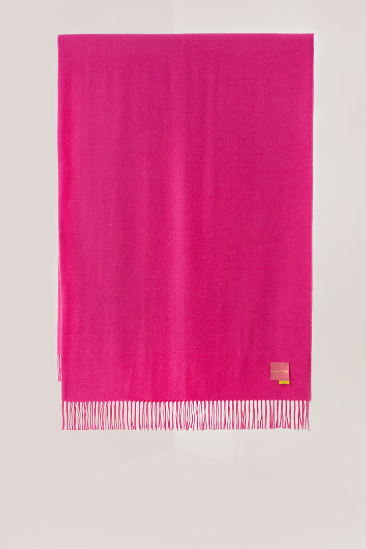 Manta Ydeal De Baby Alpaca Color Fucsia