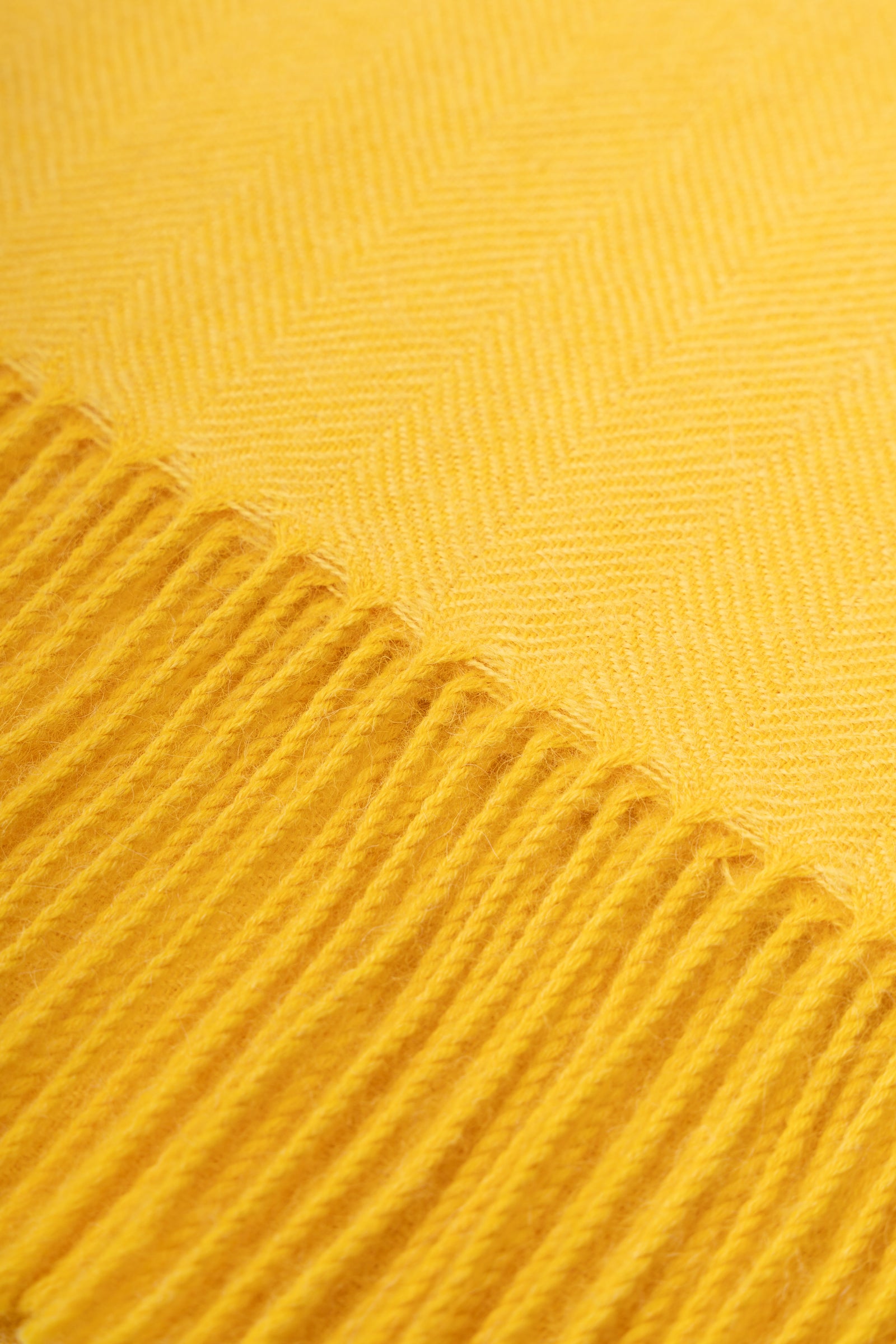 Yellow Baby Alpaca Blanket Yanahuara
