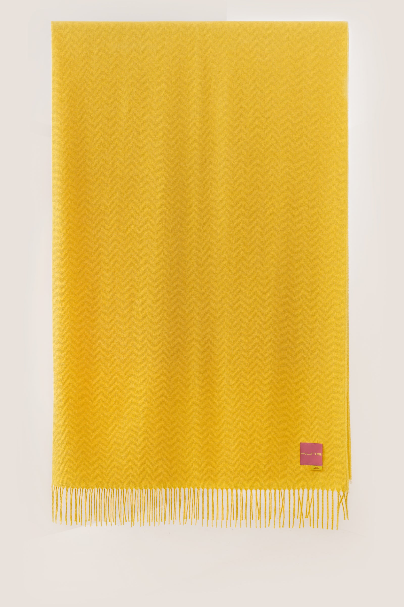Yellow Baby Alpaca Blanket Yanahuara