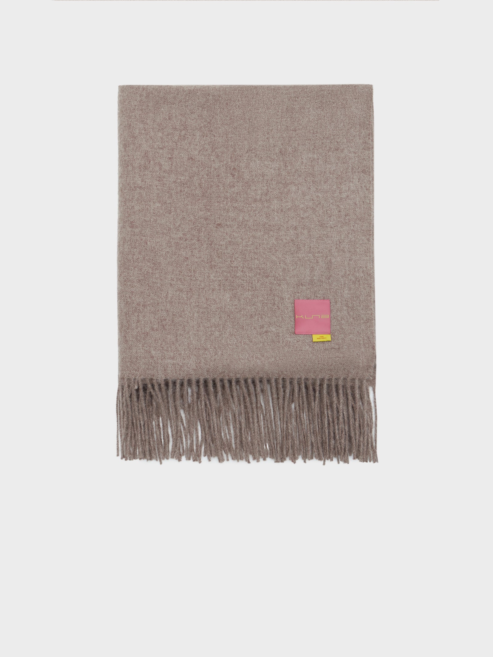 Manta Jet De Baby Alpaca Color Marron