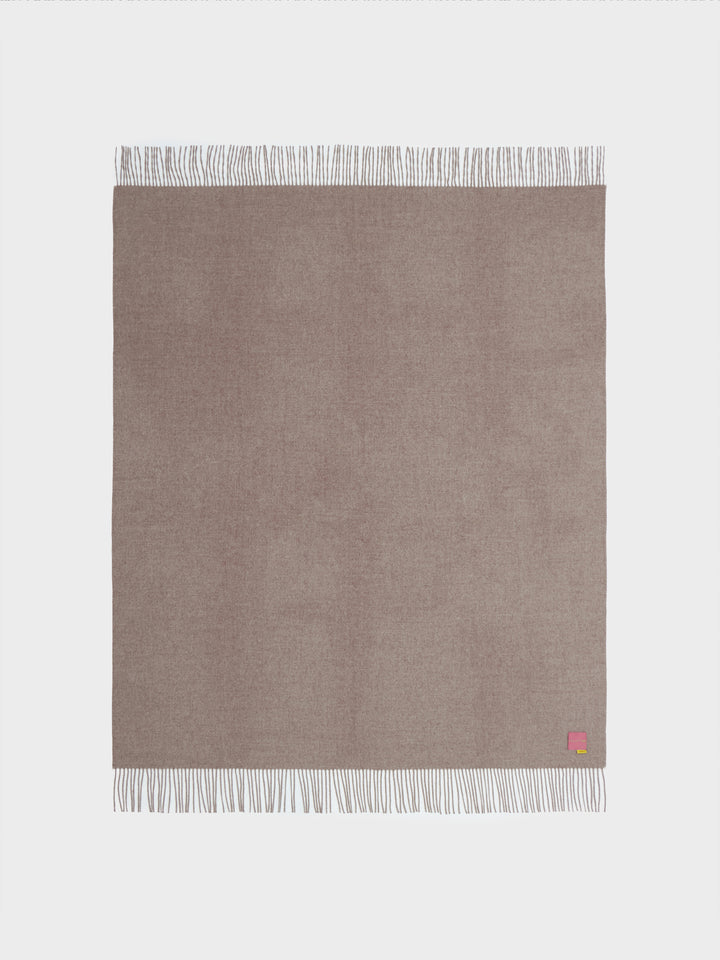 Manta Jet De Baby Alpaca Color Marron