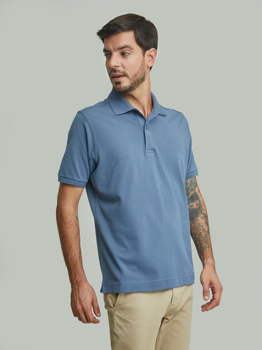 Polo Weinsberg De Algodon Color Azul