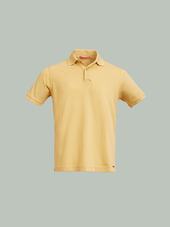 Yellow Cotton Weinsberg Polo Shirt