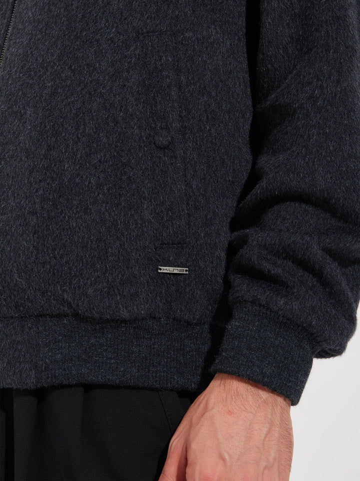 Casaca Alois De Baby Alpaca Color Gris