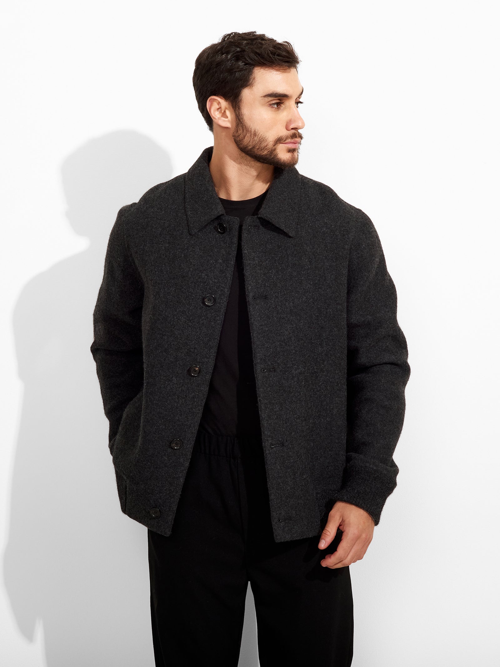 Zack Baby Alpaca Gray Jacket
