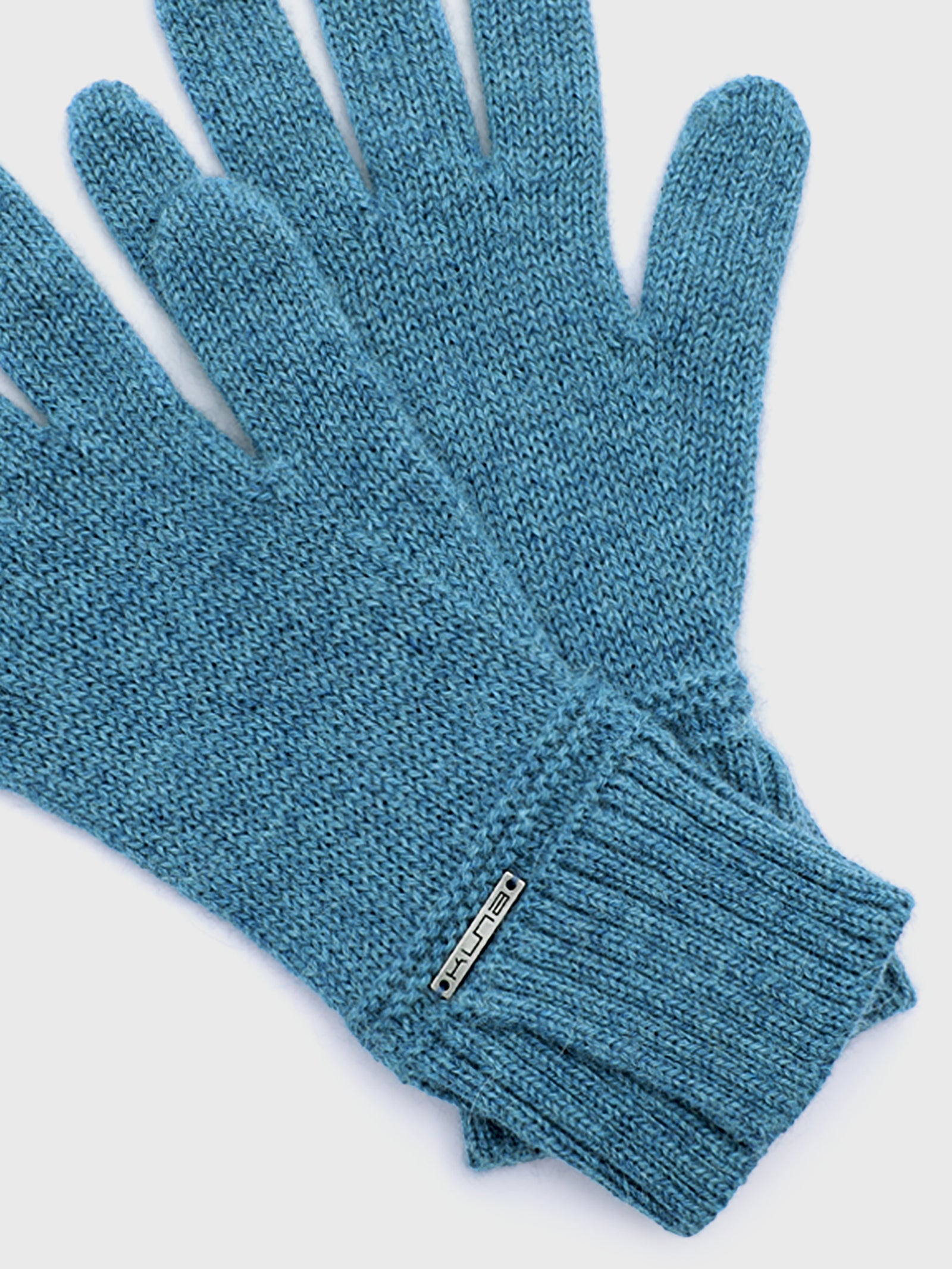 Guantes Yrma De Baby Alpaca Color Turquesa