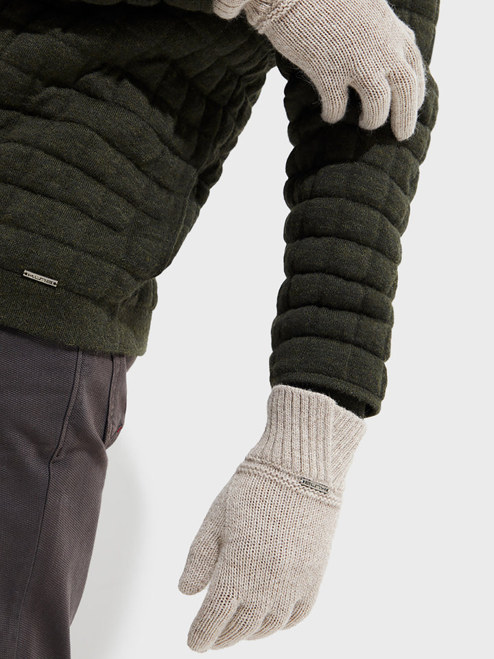 Guantes Yrma De Baby Alpaca Color Beige