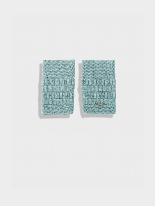 Guantes Zada De Baby Alpaca Color Celeste