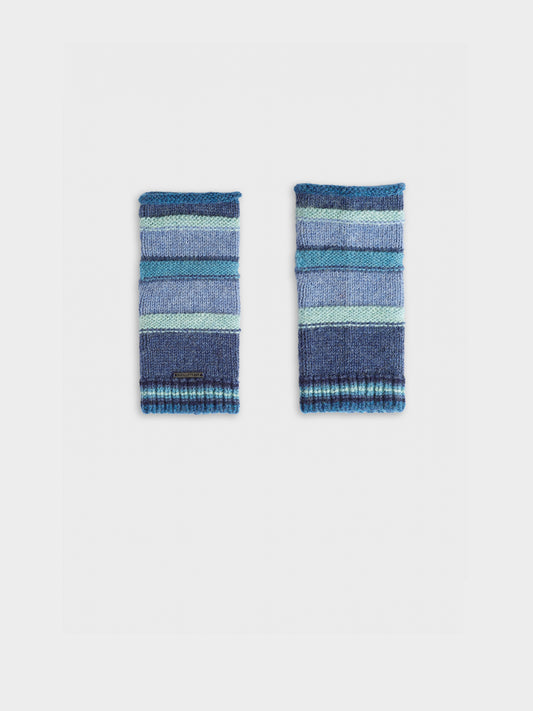 Guantes Zanni De Baby Alpaca Color Azul